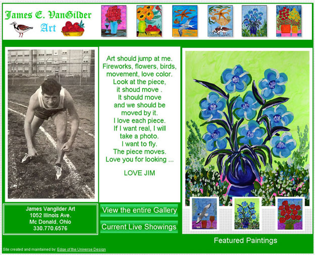 Picture of sit created for a local artist.